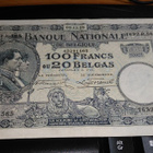 Belgium Belgia 100 Francs 1929 VF - pikkukuva 1
