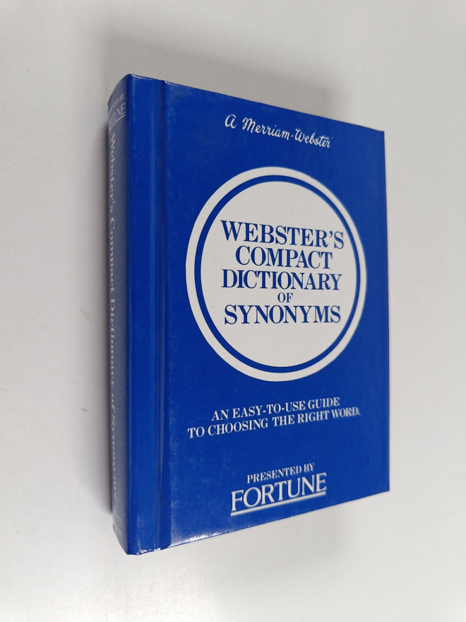Webster's compact dictionary of synonyms