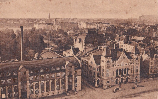 Helsinki, Näköala Rautatieaseman  näkötornista  b488