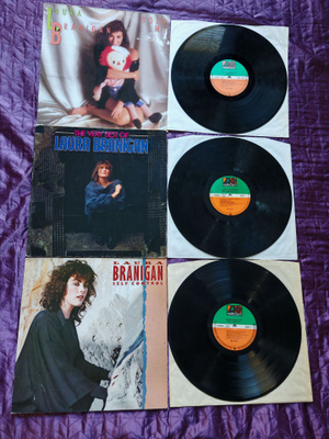 LAURA BRANIGAN : 3 KPL. VINYYLIT