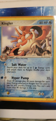 Kingler - ex FireRed & LeafGreen 26/112 2004 Pokemon card