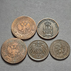 Kolikkosetti 5kpl,1901,1901,1903,1904,1905 - pikkukuva 2