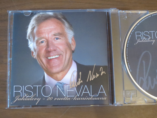 Risto Nevala: Juhlalevy (signeerattu) CD