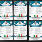 Italia x 89 Panini World Cup 2014 Prizm Euro 2016 Prizm ym. - pikkukuva 2