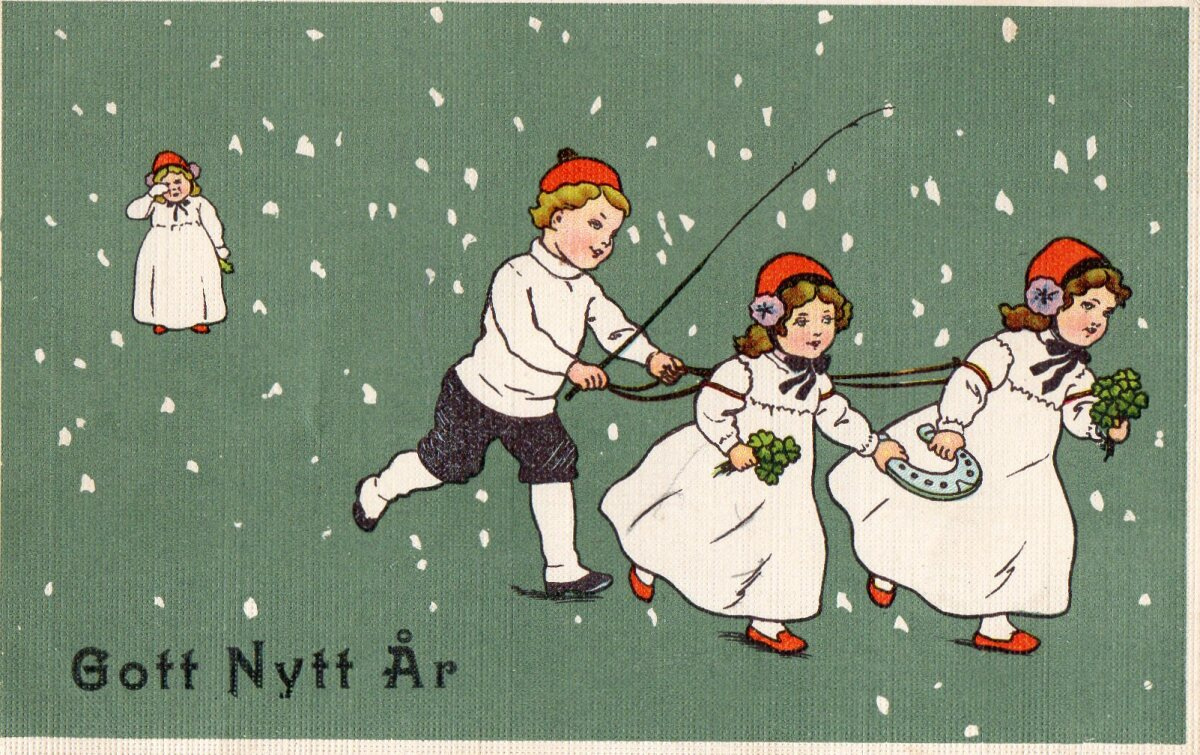vanha-postikortti-lasten-leikki-huuto