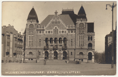 Helsinki Kansallisteatteri 1927 kortti