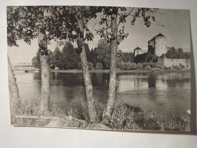 VANHA Postikortti Savonlinna 1930-l Alkup. Mallikappale