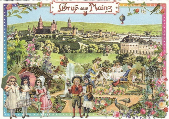 Terveiset Mainzista (Tausendschön-kortti)
