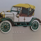 Tuhkakuppi vintage Morris Oxford Bullnose kuvalla - pikkukuva 2