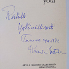 Kaarlo Isotalo : Hän heräsi ennen yötä (signeerattu, teki... - pikkukuva 3
