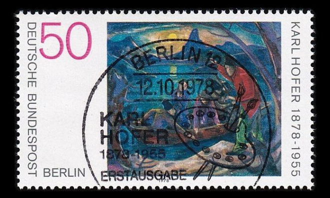 Berlin 572 o Taidemaalari Karl Hofer (1978)