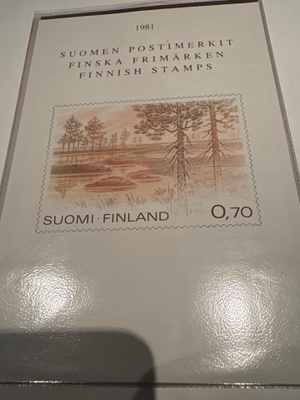 Suomen postimerkit 1981