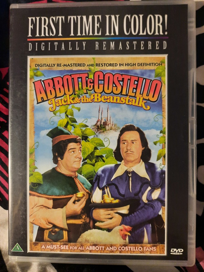 ABBOTT & COSTELLO DVD JAAKKO JA PAVUNVARSI