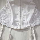 Valkoinen Bodysuit / Bodystocking / Korsetti body 75C - pikkukuva 5