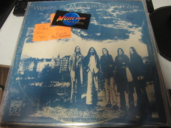 WIGWAM - LIVE MUSIC FROM THE TWILIGHT ZONE LP VG+/VG+