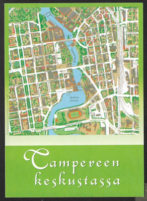 Tampere - keskusta kartta