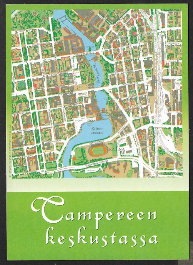 Tampere - keskusta kartta