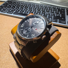 Tommy Hilfiger Alden Musta/Teräs Ø44 mm, 1791307 Rannekello - pikkukuva 2