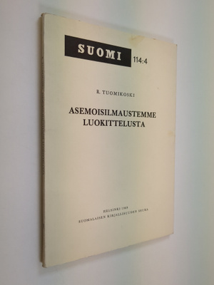 R. Tuomikoski : Asemoisilmaustemme luokittelusta