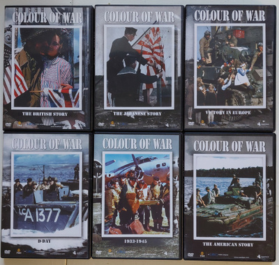 DVD Colour of War : dokumenttisarja WW II: sta, 6 osaa