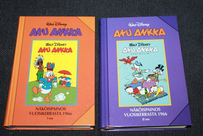Aku Ankka Näköispainos 1966 I-II