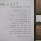 Anna Eriksson: Kun katsoit minuun CD - pikkukuva 2