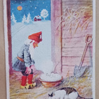Jenny Nyström: Tonttu antoi myös kissalle puuroa, p. 1946 - pikkukuva 1