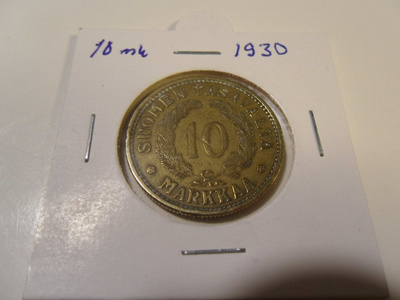 10 mk 1930 Alumiinipronssi Rahakehyksessä Kl 7