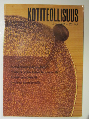Kotiteollisuus lehti • N:ro 5/1989