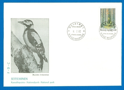 FDC – Seisemisen kansallispuisto  8.2.1982,  Lape no 891