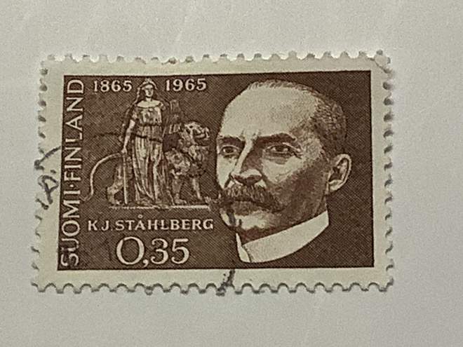 595 / 1965 K.J.Ståhlberg o leimattu