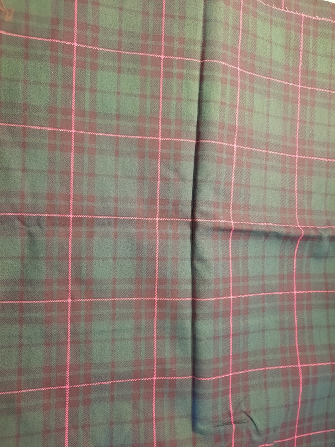 Vihreä ruudullinen ulkoilukangas 150x 90cm ja 240cm