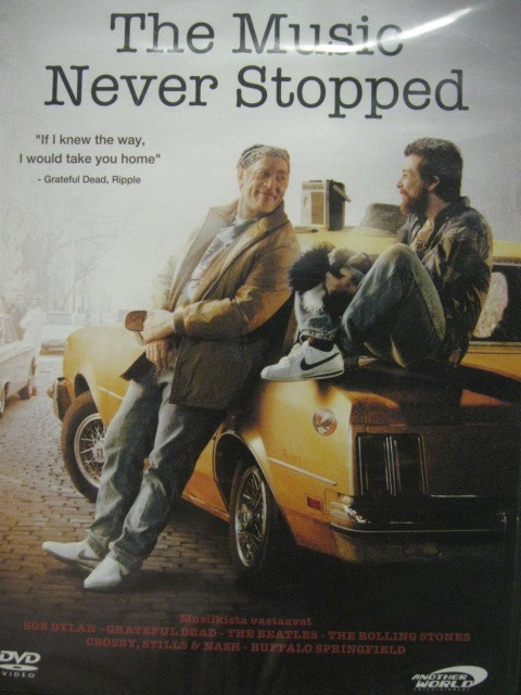THE  MUSIC NEVER STOPPED DVD