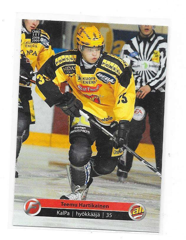 2008-09 CardSet #302 Teemu Hartikainen Kalpa