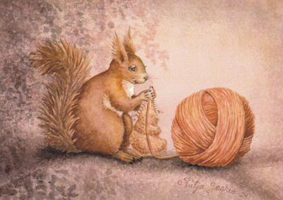 Katja Saario: Orava neuloo