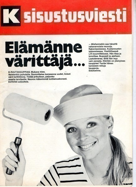 K sisustusviesti 1970 Elämänne värittäjä. Katso lisäkuvat