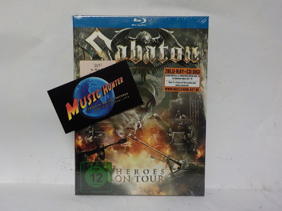 SABATON - HEROES ON TOUR UUSI "SS" 2BLUE-RAY + CD