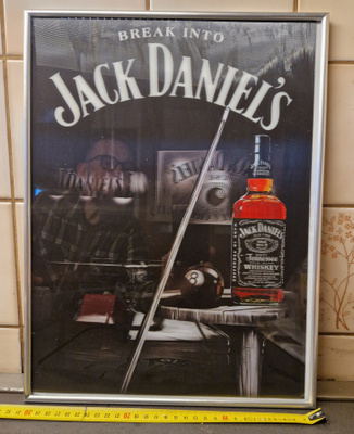 Jack Daniels kolmiulotteinen taulu 30×40cm