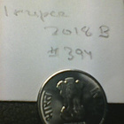 Intia 1 rupee 2018B, km#394 - pikkukuva 2