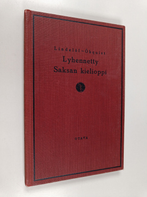 U. Lindelöf ym. : Lyhennetty saksan kielioppi