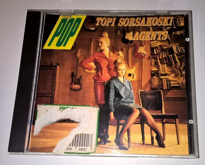 TOPI SORSAKOSKI & AGENTS  POP CD  1988