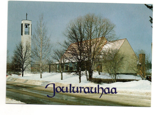 Lahti: Launeen kirkko(taittokortti)