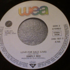 SIMPLY RED :: EV'RY TIME WE SAY GOODBYE :: VINYYLI 7" 1987 - pikkukuva 4