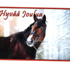 Hevonen...°°HYVÄÄ JOULUA°° - KORTTI /Anki - pikkukuva 1