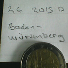 Saksa 2 € 2013D, Baden-Wurtenberg - pikkukuva 2