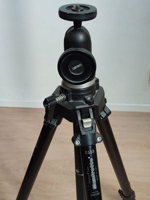 Manfrotto 055b  (Italy) Cambo kuulapää ( made in Holland