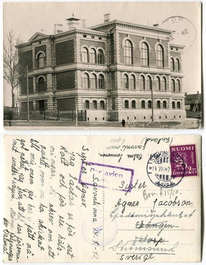 Savonlinna Lyseo, Ruotsiin 1942 ja edelleenlähetetty siellä