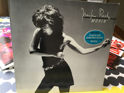 Jennifer RUSH Movin Lp 1985 innerbag, Hype nm