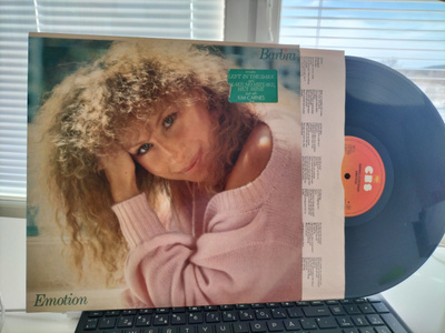 BARBRA STREISAND, Emotion, LP HOL -84 HIENO KUNTO !!