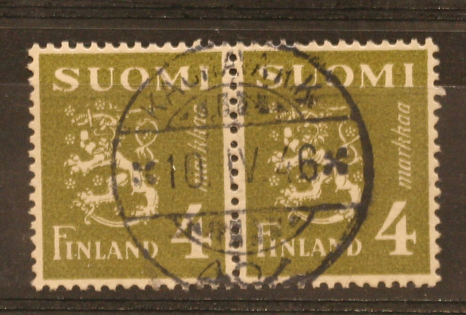 # 23248 # Kauhava kk 10.IV.46 - M-30 4 mk pari